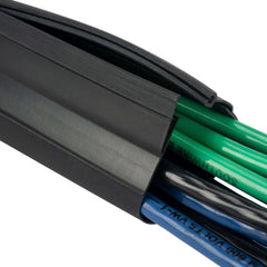 Zip-On (PFR) cable shielding