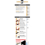 Shrink-N-Repair (L) Wrap Around Heat Shrink Wire Protection Shrink-N-Repair (L) Wrap Around Heat Shrink Wire Protection
