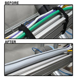 Before and After using Zip-On Fit