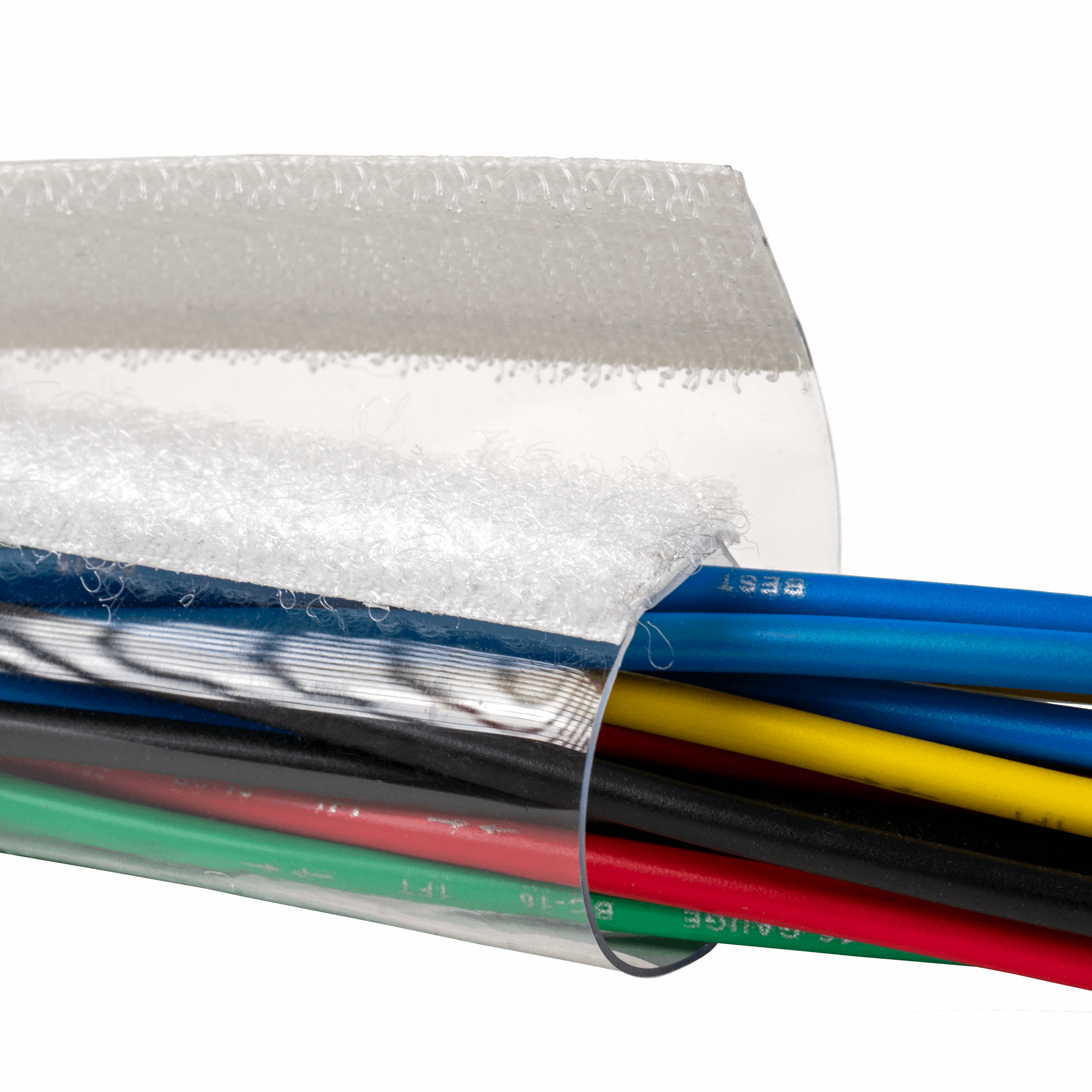 Hook-It® (PVC) Clear Cable Management