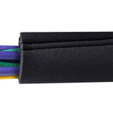 The neoprene foam jacketing helps insulate what it protects while adding a resilient buffer against everyday wear