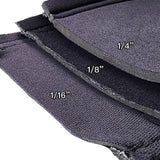 Offered in multiple foam thicknesses, sizes, and color combinations