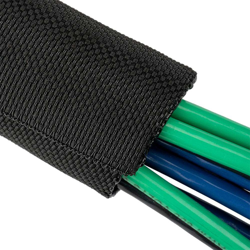Self-Closing Braided Sleeving Split Loom Wire Wrap Auto Cable Resist Self-Closing Braided Sleeving Split Loom Wire Wrap Auto Cable Resist