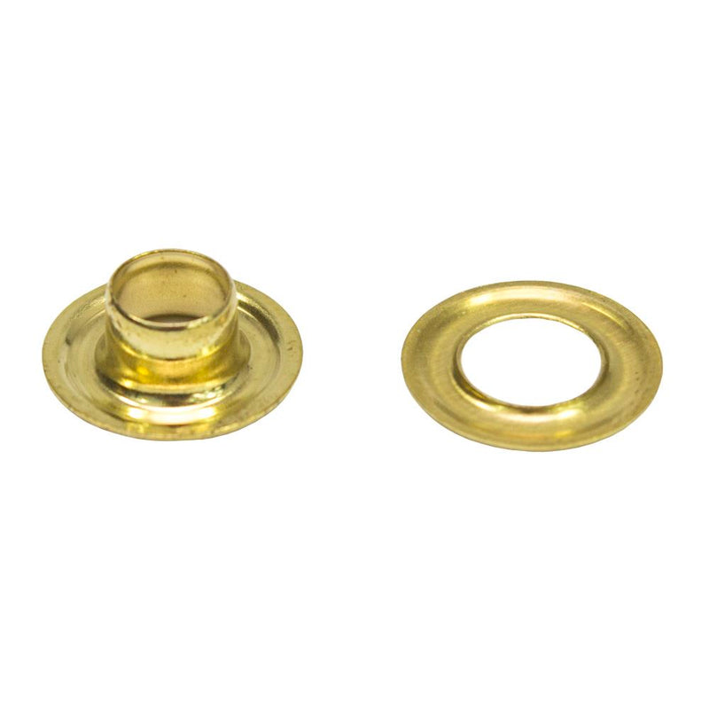 Brass Grommets with Plain Washers – Size #3
