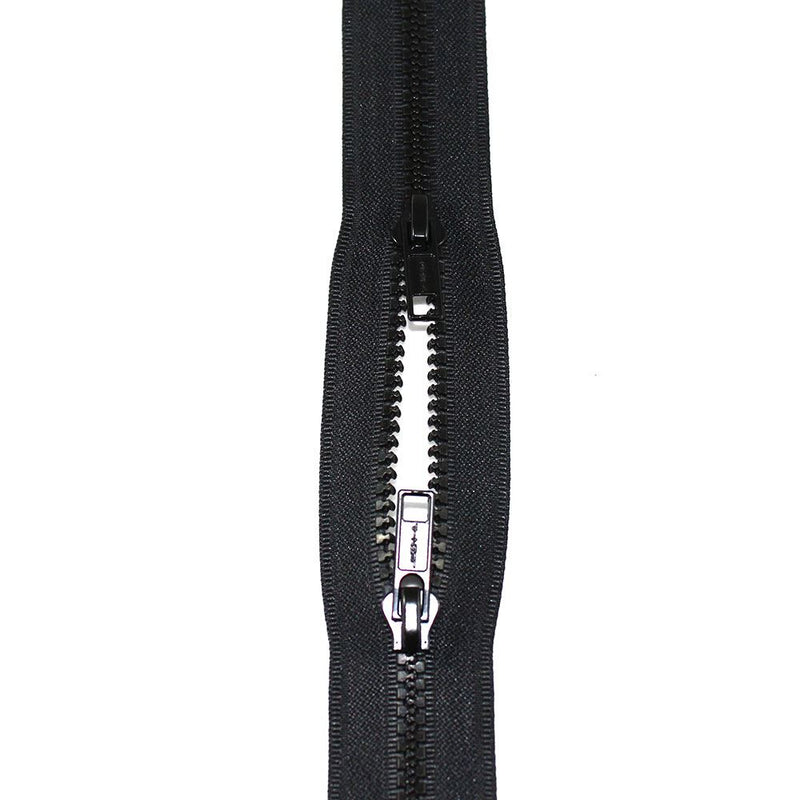 Zipper (Tu-Way) Middle Opening with Dual Sliders – ZT